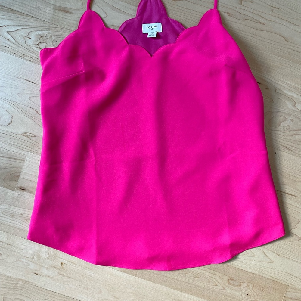 J. Crew Pink Camisole Sleeveless Top with adjustable straps